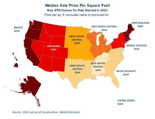 Post-Pandemic Square Foot Price Hikes End in 2023