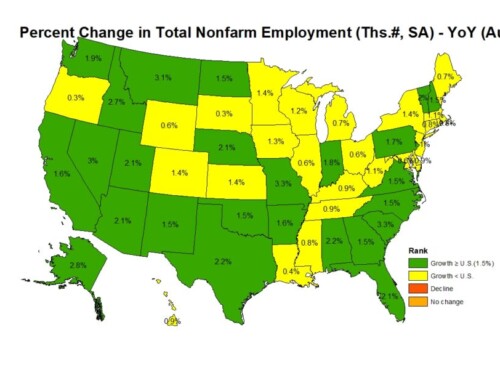 State Level Employment Situation: August 2024