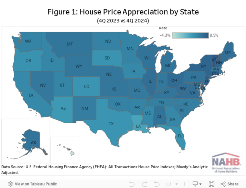 House Price Appreciation by State and Metro Area: Fourth Quarter 2024